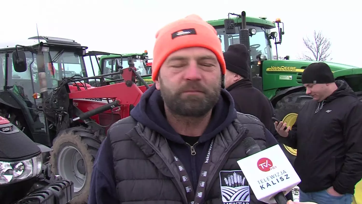 Strajk rolników - Kalisz i powiat RELACJA WIDEO