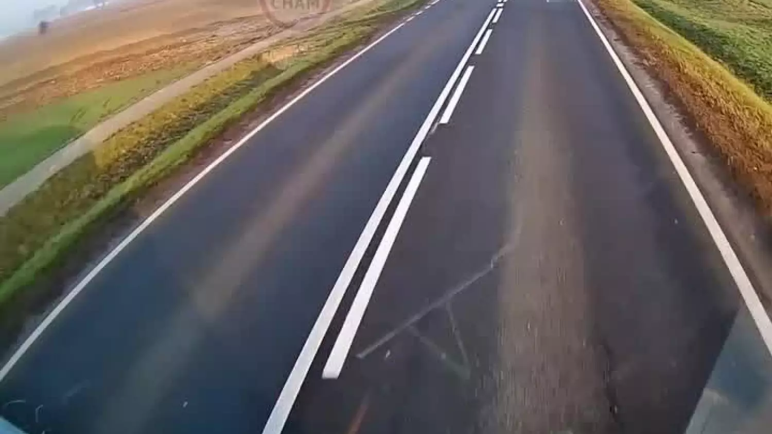 Ciężarówką na czołówkę STOP CHAM